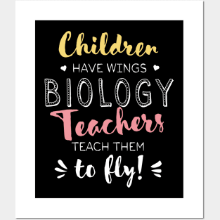 Biology Teacher Gifts - Beautiful Wings Quote Posters and Art